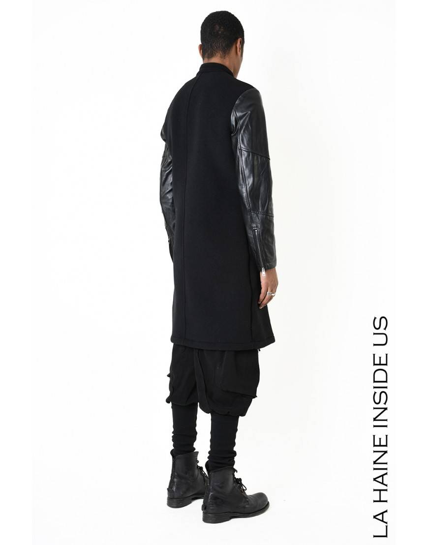 La haine inside us 3B LM183 CAPPOTTO Nero Presa