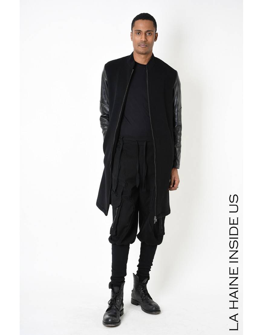 La haine inside us 3B LM183 CAPPOTTO Nero Presa