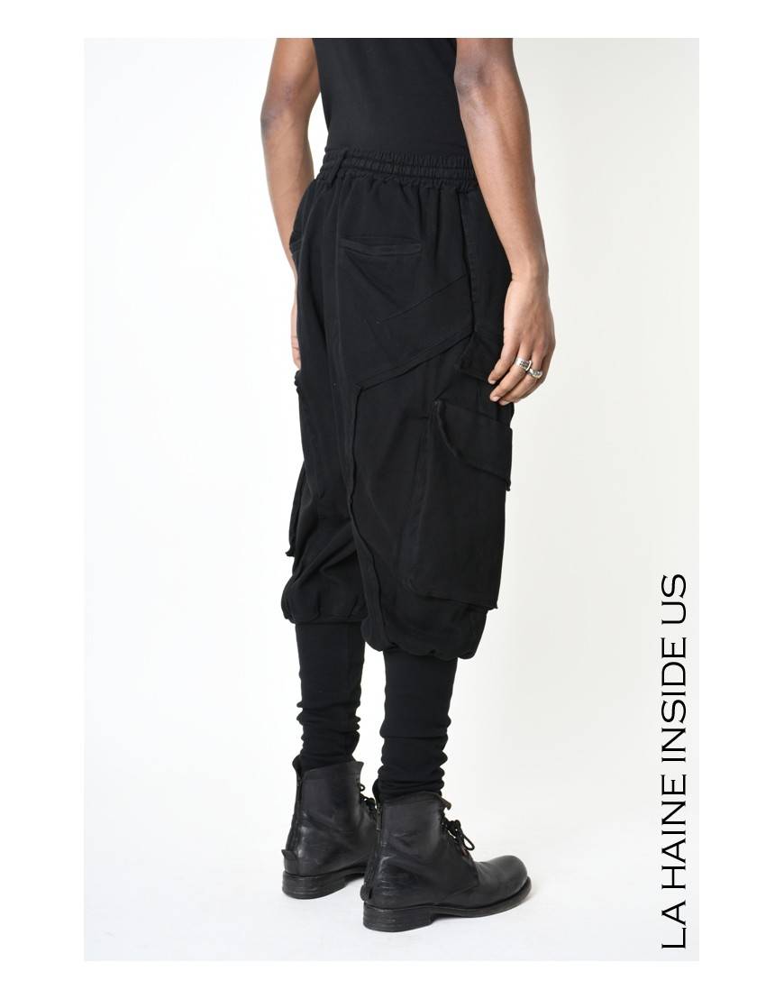La haine inside us 3B LM191 PANTALONE Nero Outlet