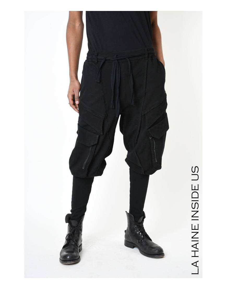 La haine inside us 3B LM191 PANTALONE Nero Outlet