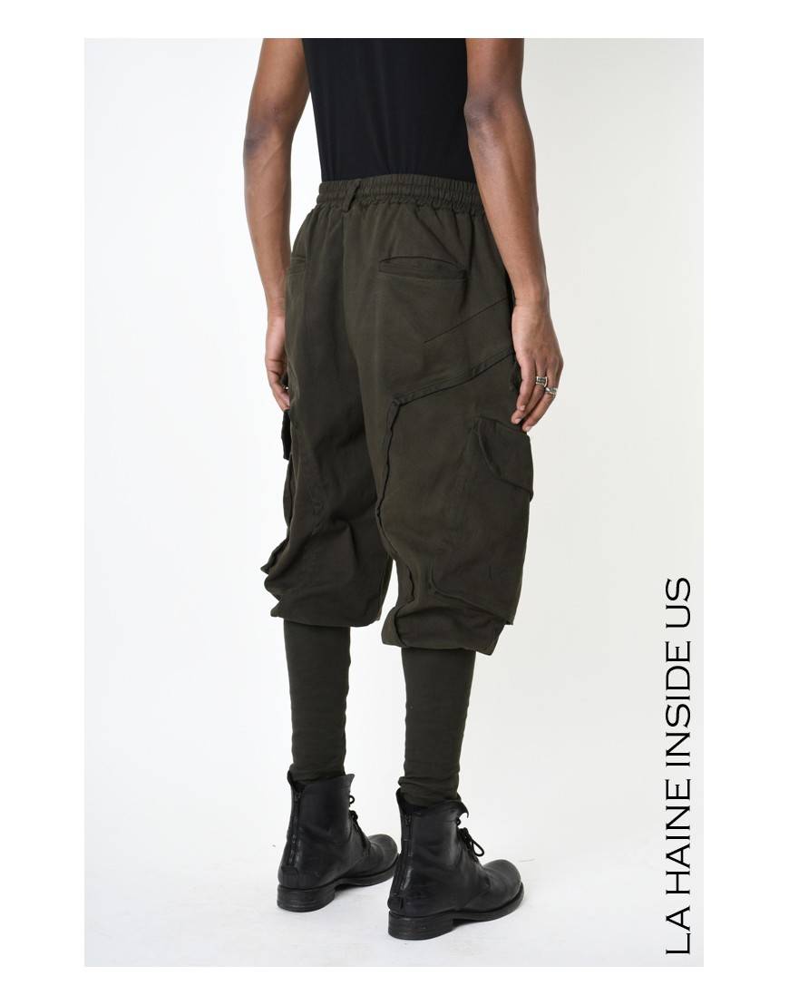 La haine inside us 3B LM191 PANTALONE Verde In Vendita