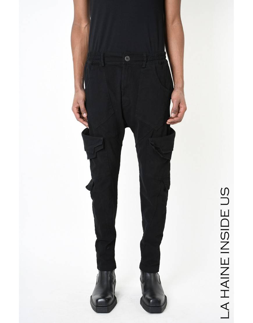 La haine inside us 3B LM192 PANTALONE Nero Saldi