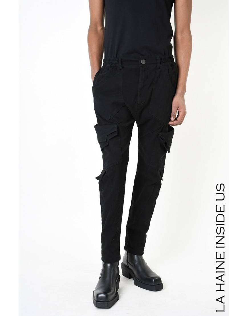 La haine inside us 3B LM192 PANTALONE Nero Saldi