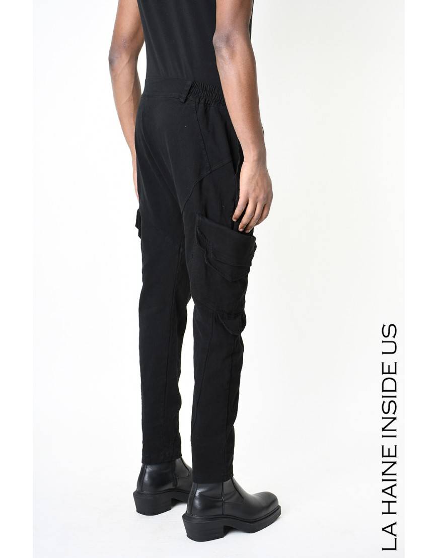 La haine inside us 3B LM192 PANTALONE Nero Saldi
