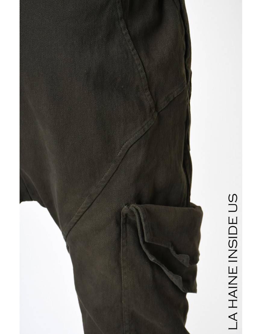 La haine inside us 3B LM192 PANTALONE Verde Offerte