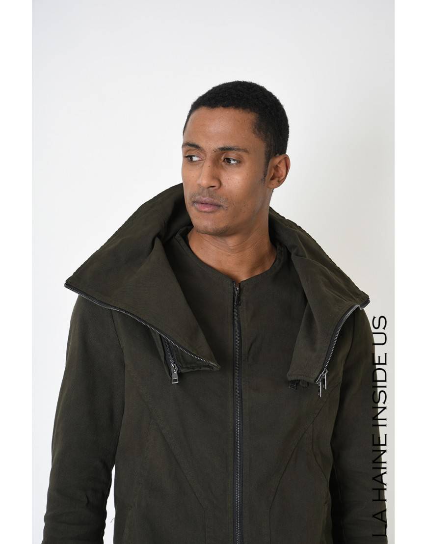 La haine inside us 3B LM194 GIUBBINO Verde Saldi Di Fabbrica