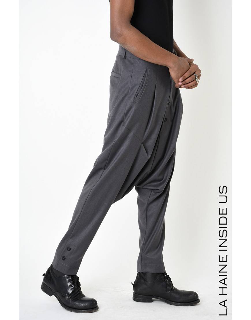 La haine inside us 3B LM195 PANTALONE Grigio I Più Venduti
