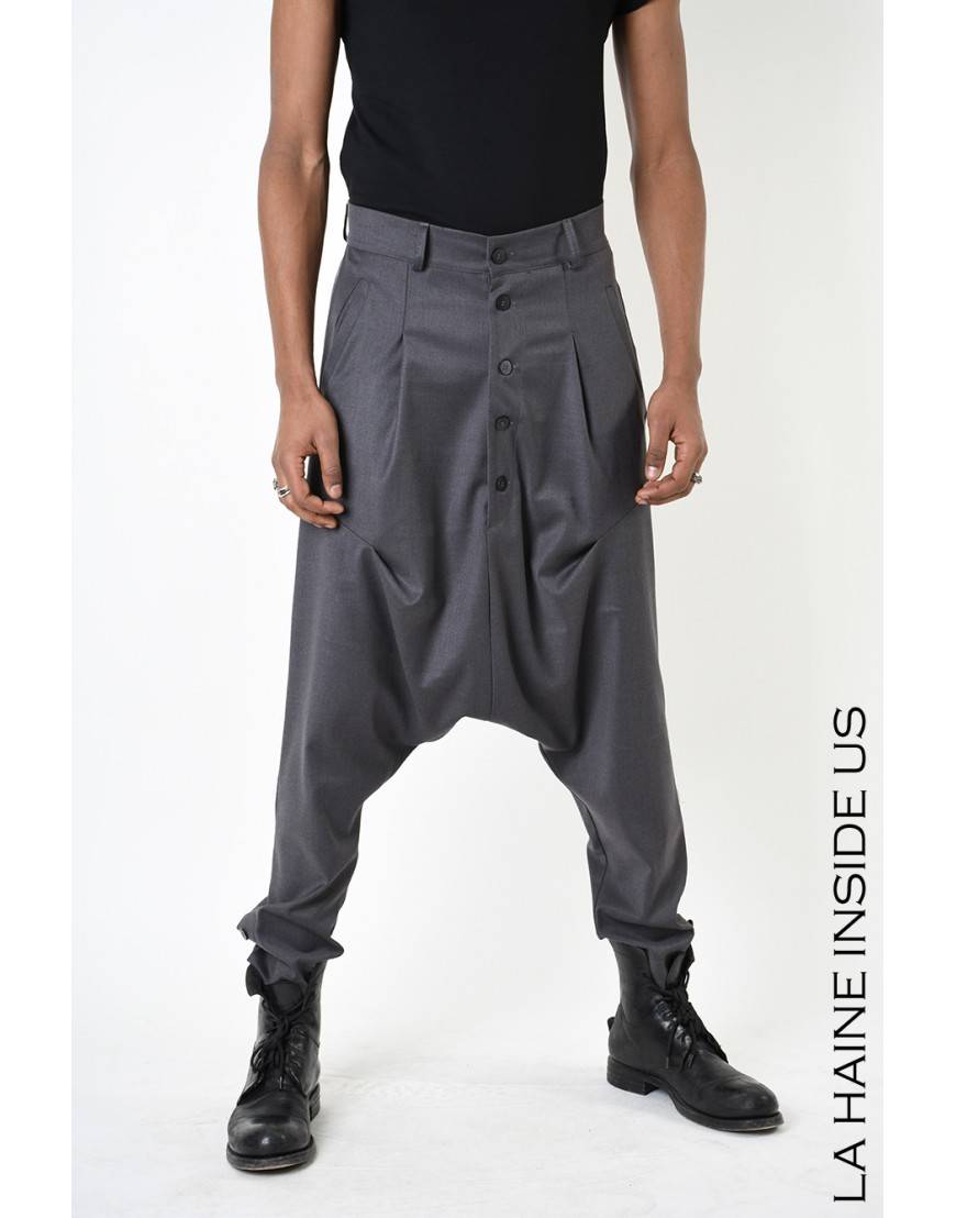 La haine inside us 3B LM195 PANTALONE Grigio I Più Venduti