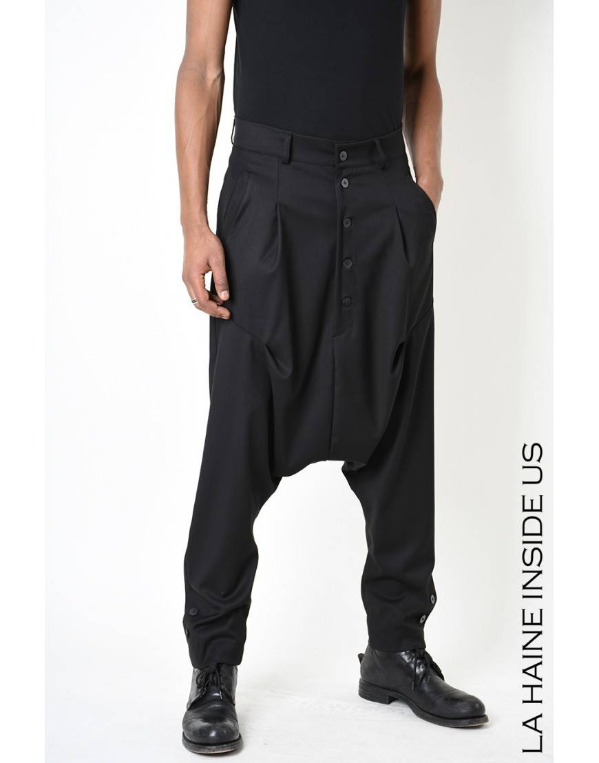 La haine inside us 3B LM195 PANTALONE Nero Vendite Flash