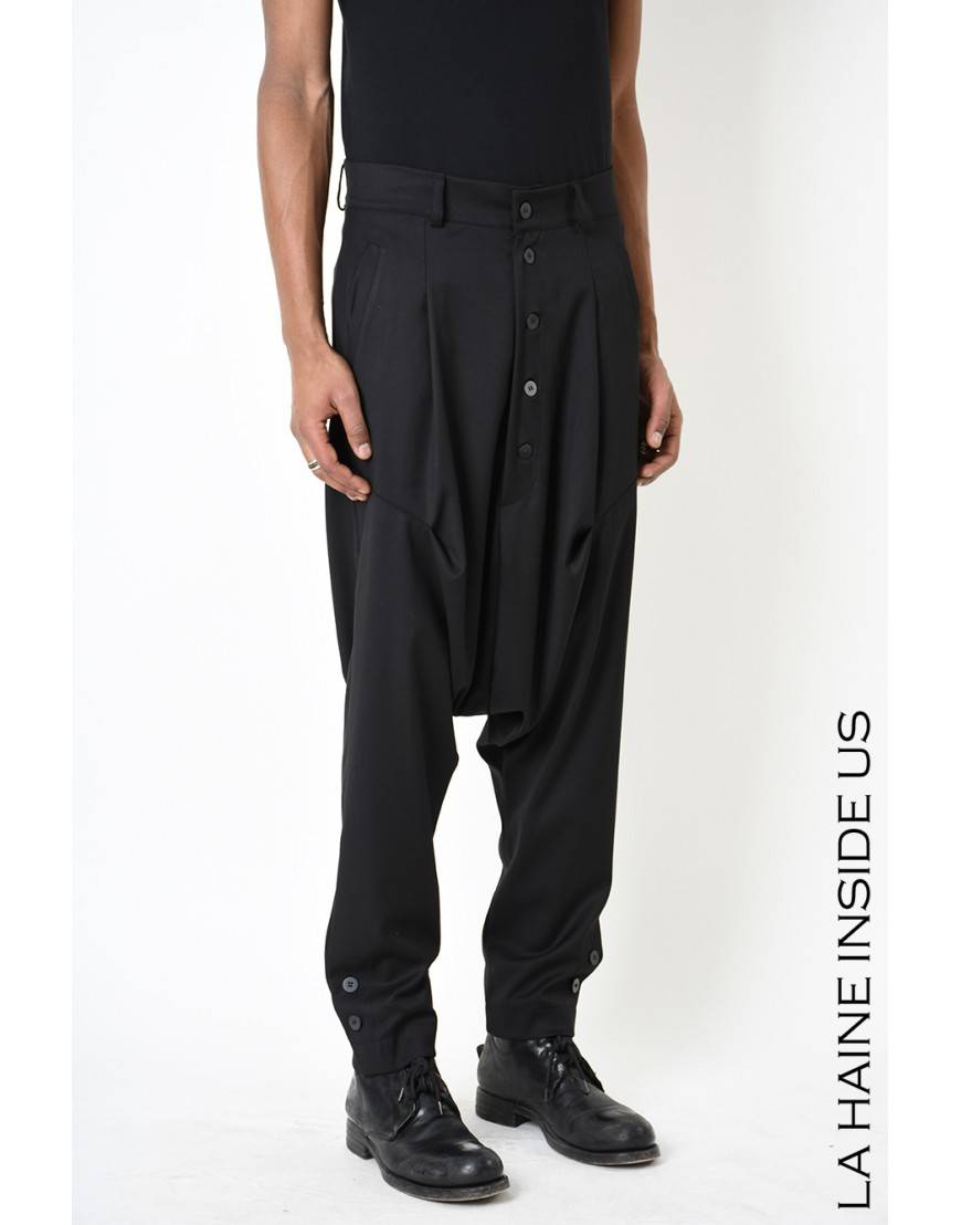 La haine inside us 3B LM195 PANTALONE Nero Vendite Flash