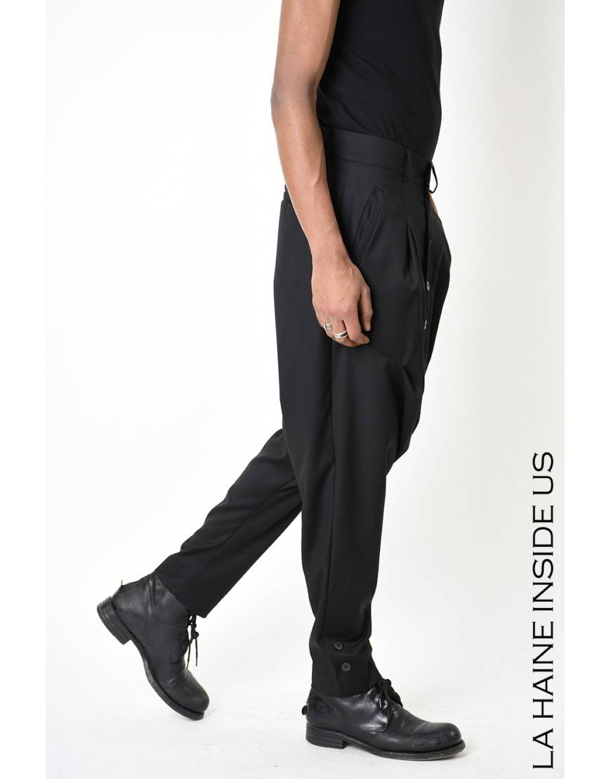 La haine inside us 3B LM195 PANTALONE Nero Vendite Flash