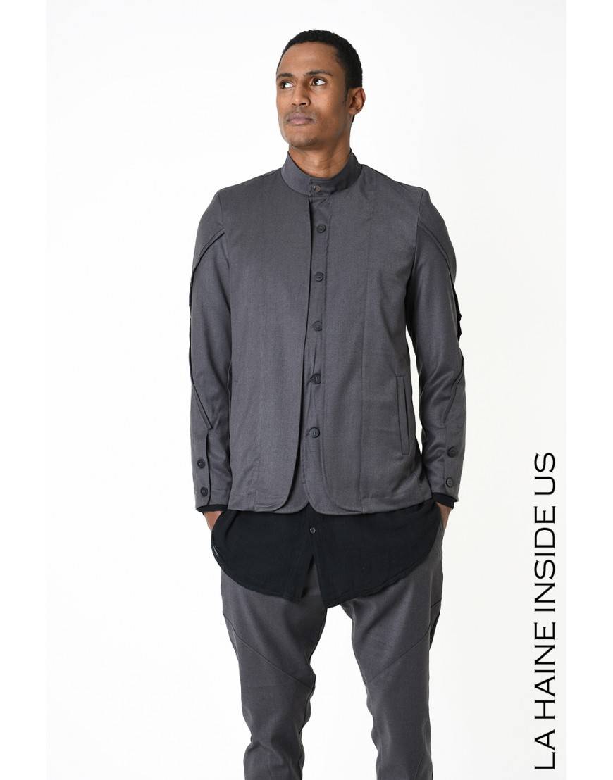 La haine inside us 3B LM196 GIACCA Grigio Negozio