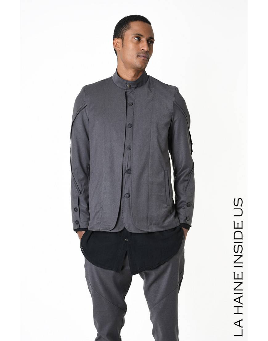 La haine inside us 3B LM196 GIACCA Grigio Negozio