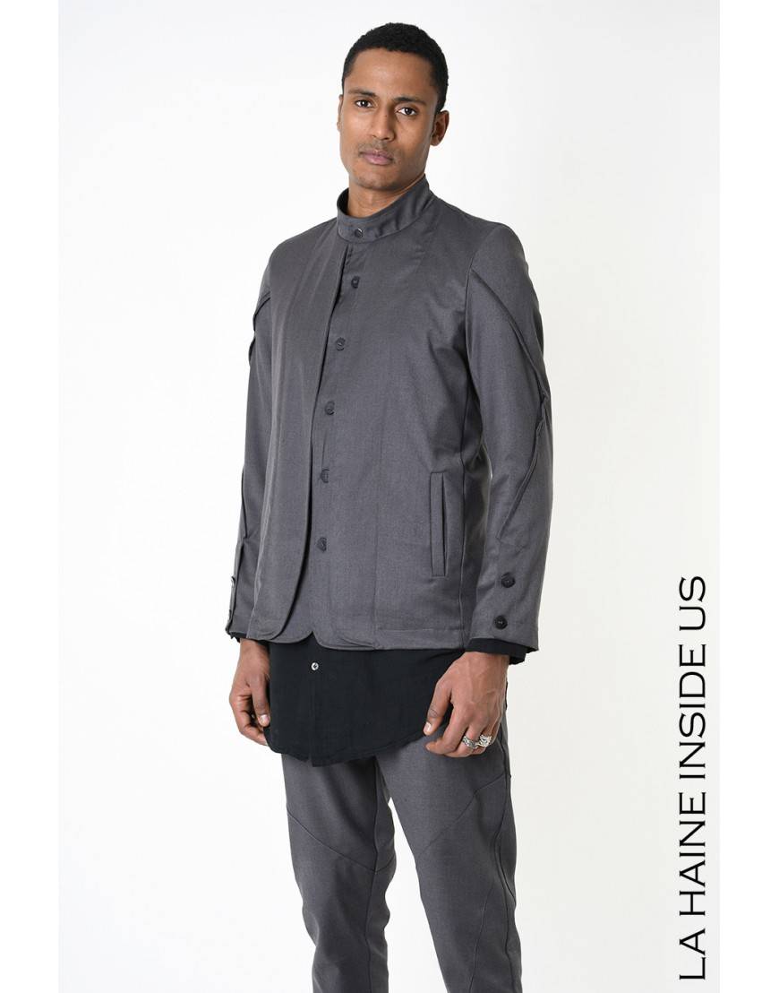 La haine inside us 3B LM196 GIACCA Grigio Negozio