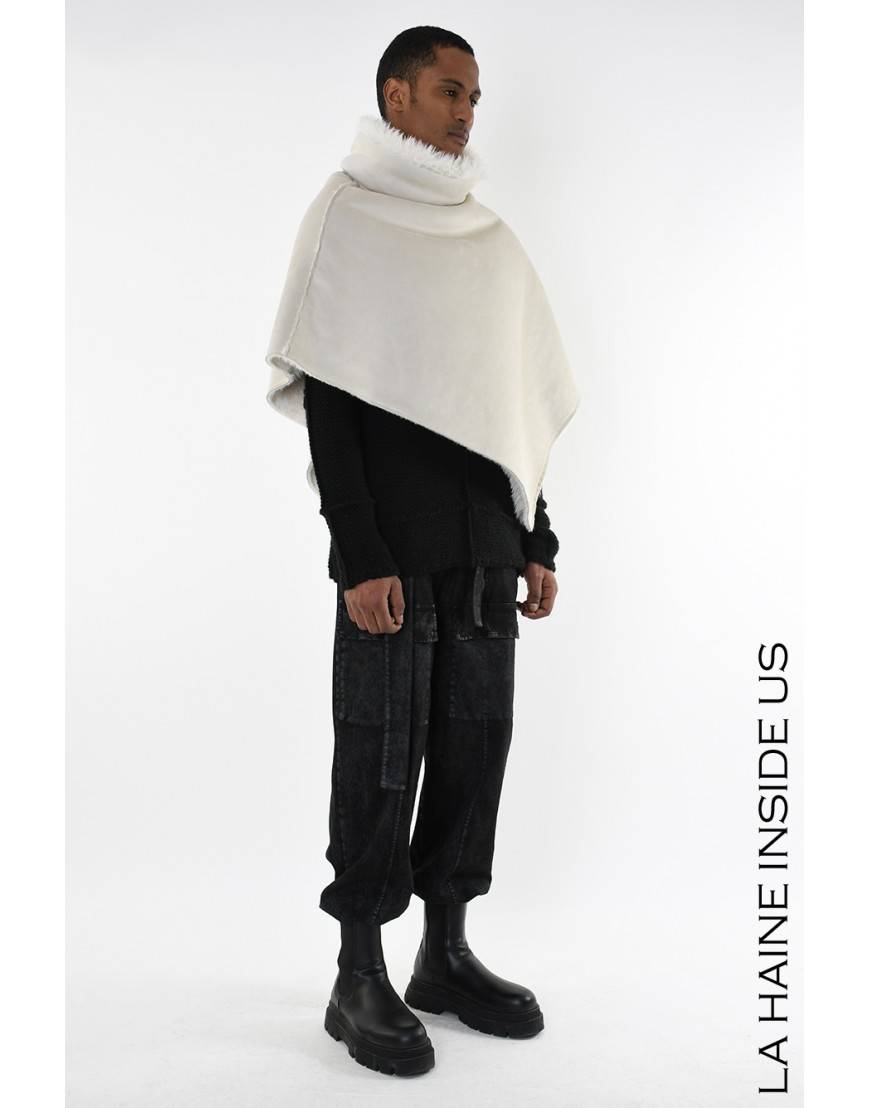 La haine inside us 4- LW862 PONCHO UNISEX U Ice Italia