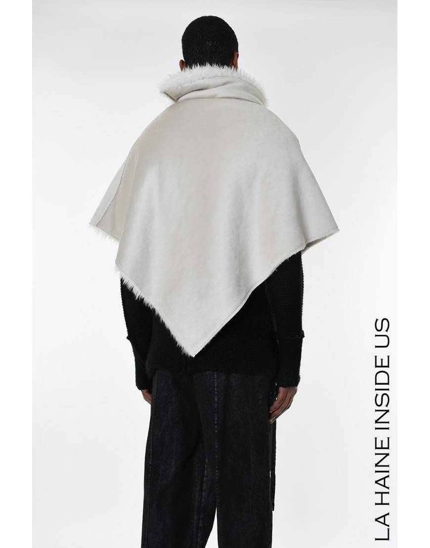 La haine inside us 4- LW862 PONCHO UNISEX U Ice Italia