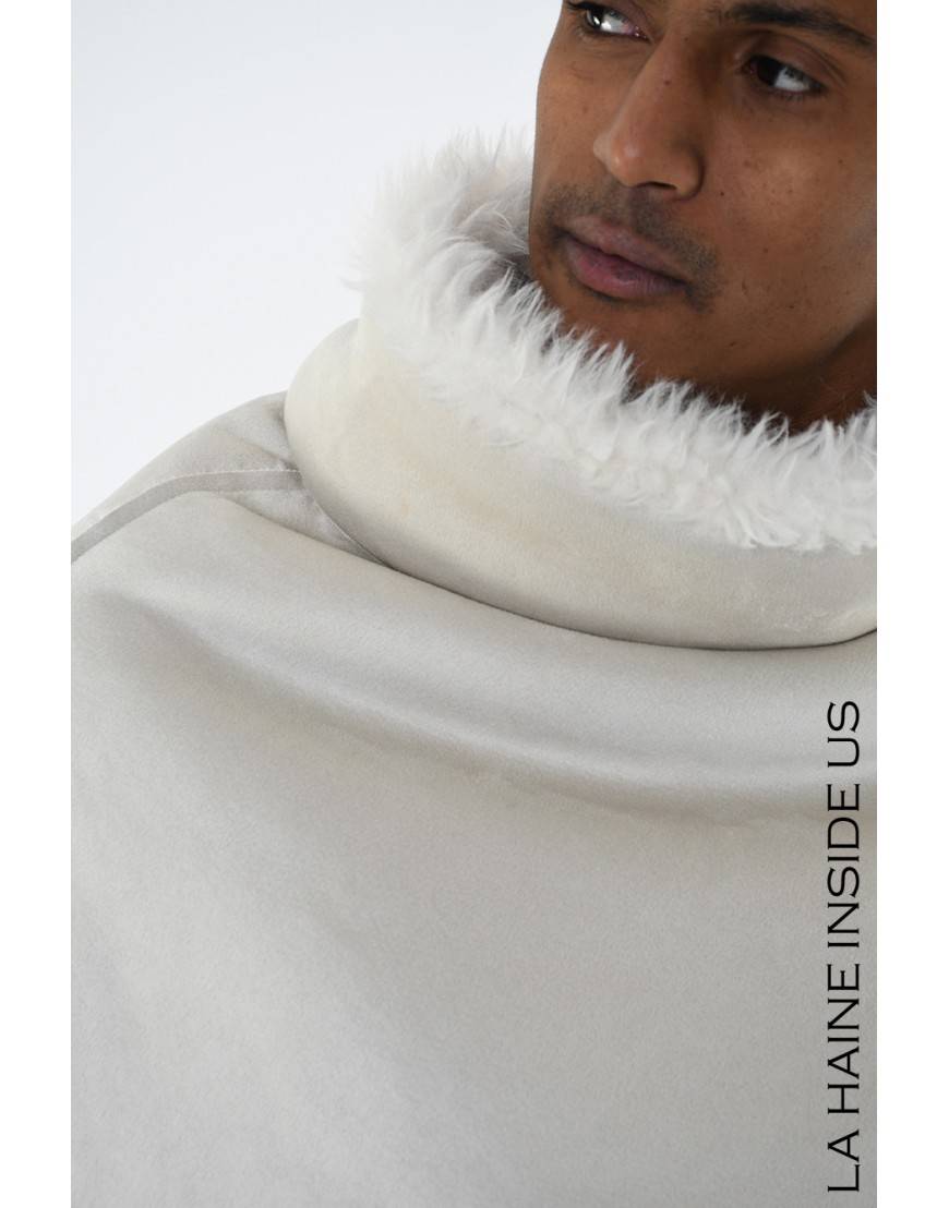 La haine inside us 4- LW862 PONCHO UNISEX U Ice Italia