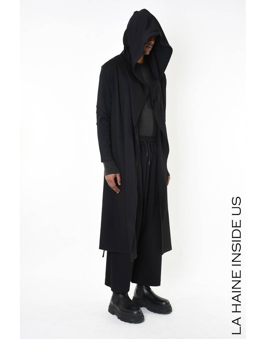 La haine inside us 4M LW956 CARDIGAN UNISEX U Nero Qualità Garantita