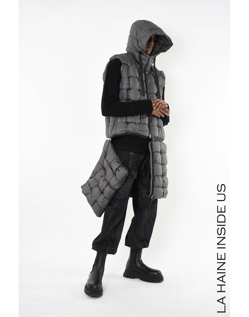 La haine inside us 4P LW942 PIUMINO UNISEX U Fango Consegna Veloce