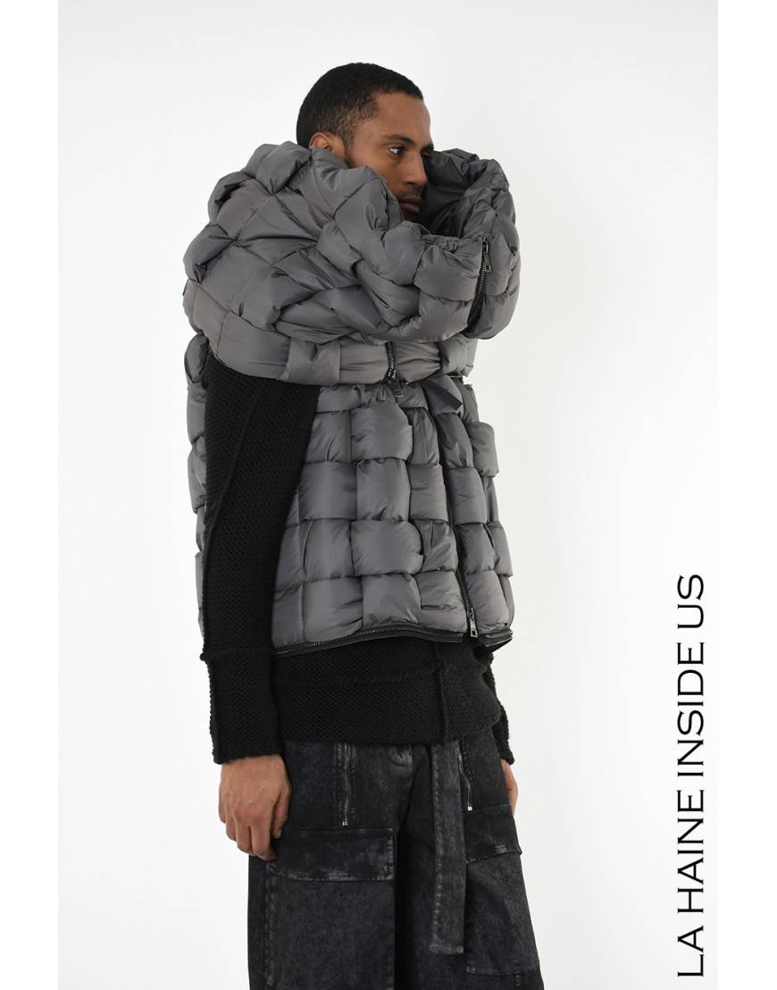 La haine inside us 4P LW942 PIUMINO UNISEX U Fango Consegna Veloce