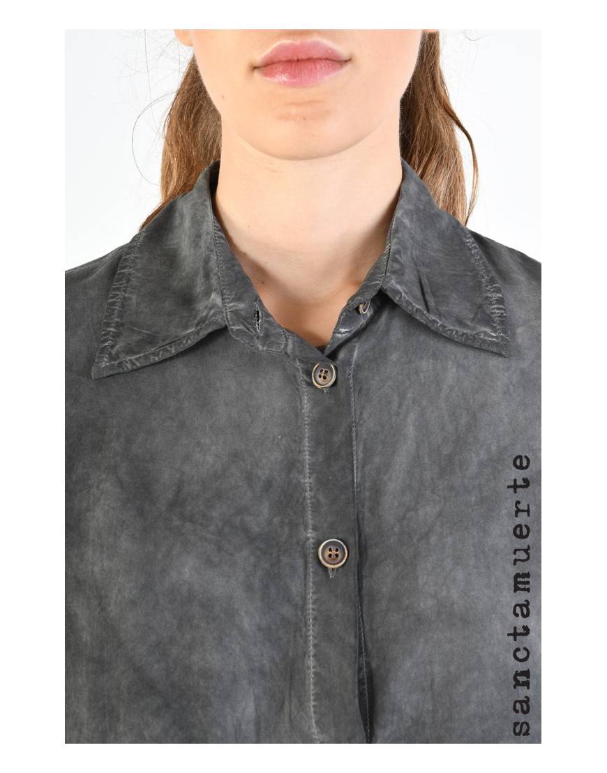 La haine inside us 9B SM334 CAMICIA Grigio Prezzo Ridotto