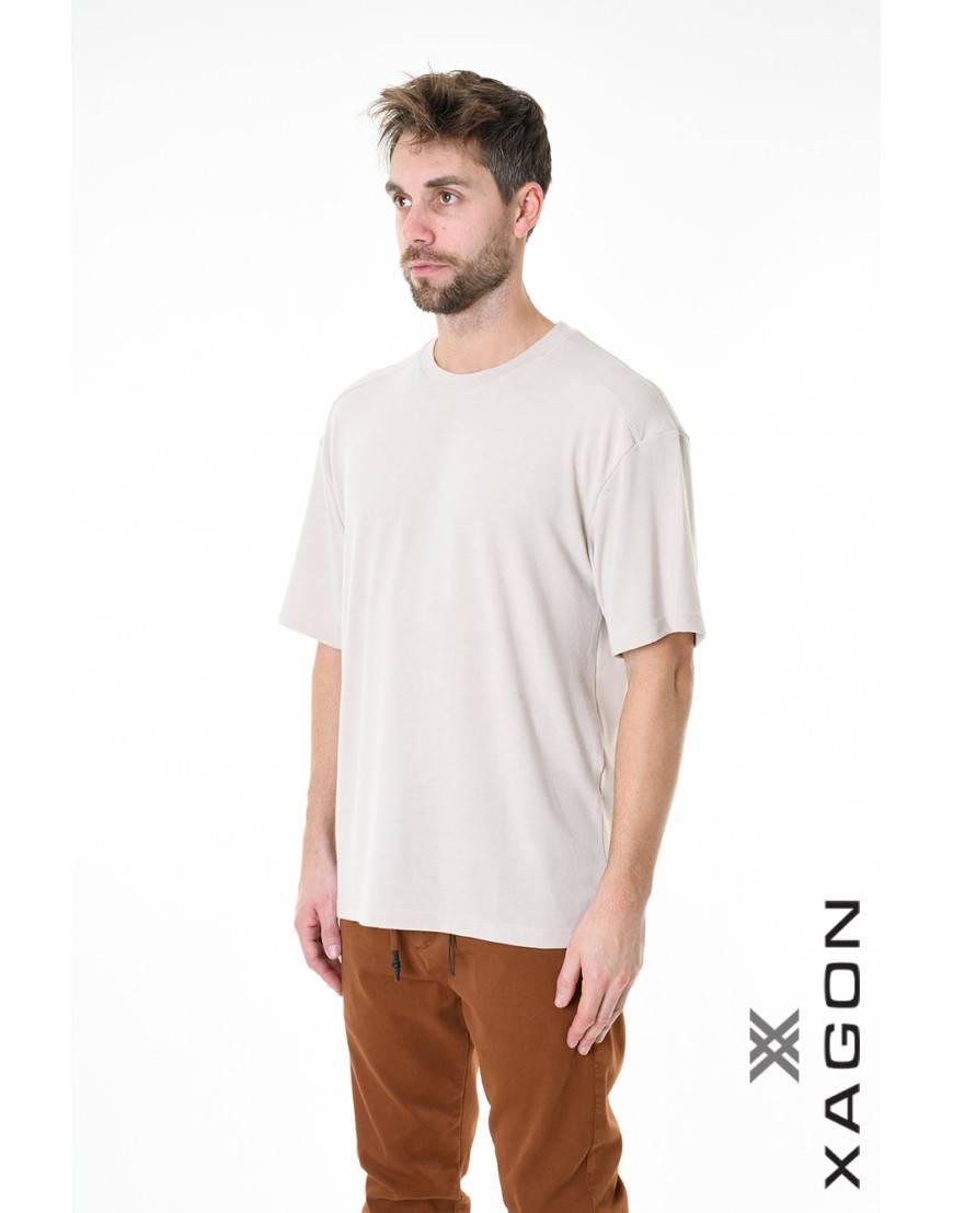 La haine inside us T-SHIRT 2ZUTS06 Beige Qualità Garantita