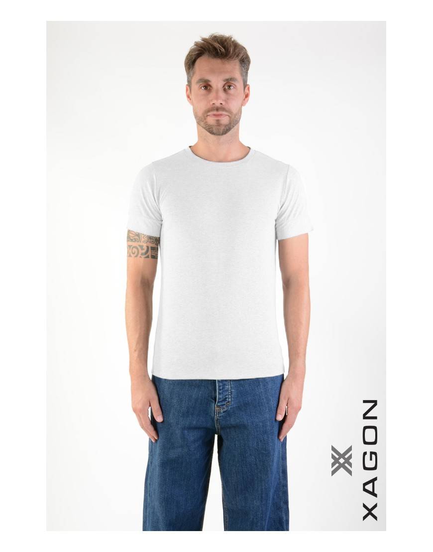 La haine inside us T-Shirt MD1012 Bianco Prezzo Ridotto