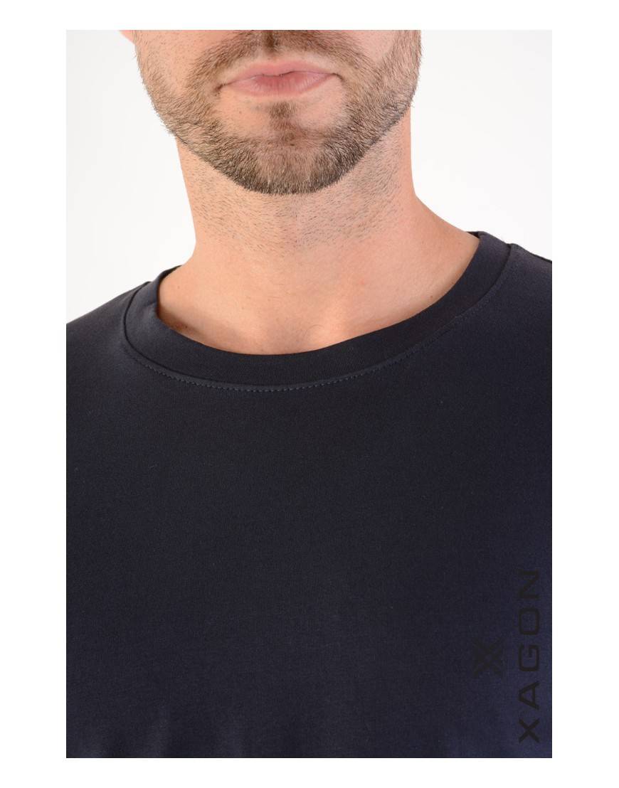 La haine inside us T-Shirt MD1012 Blu Sottocosto