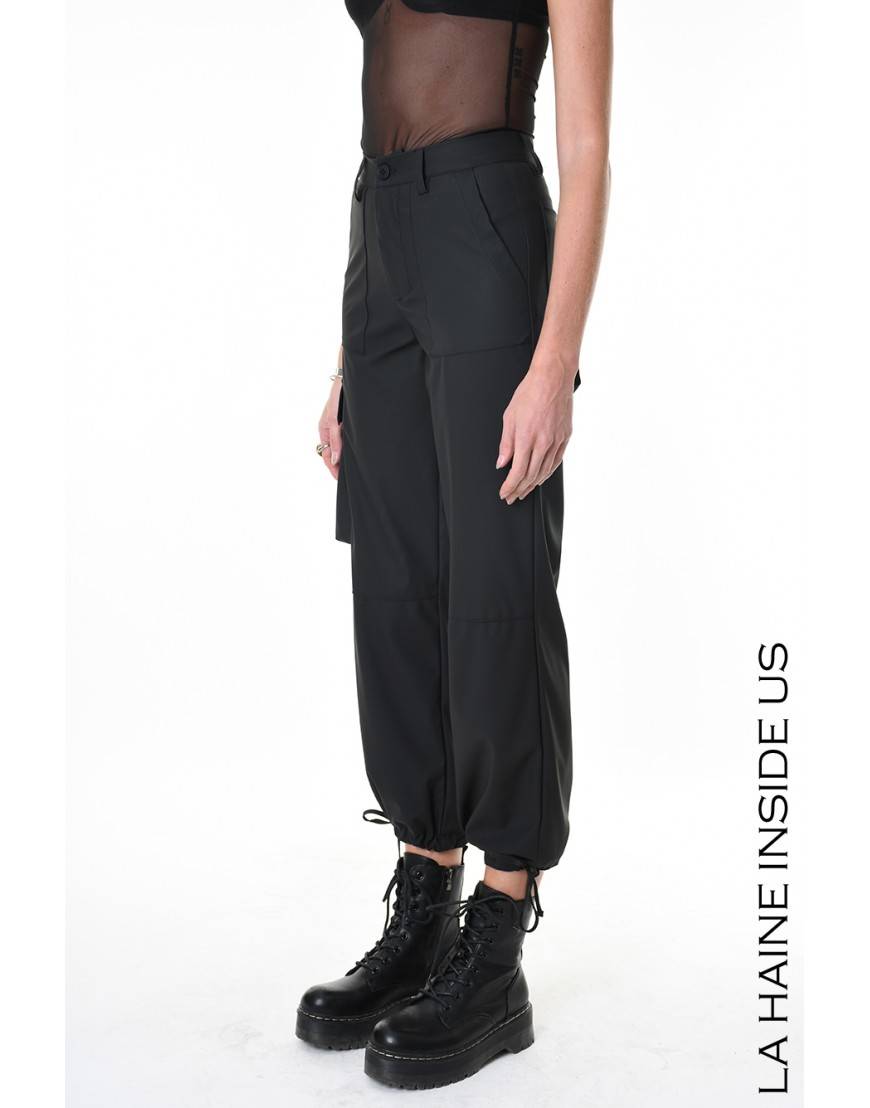 La haine inside us 4Z LW688 PANTALONE Nero Promozione