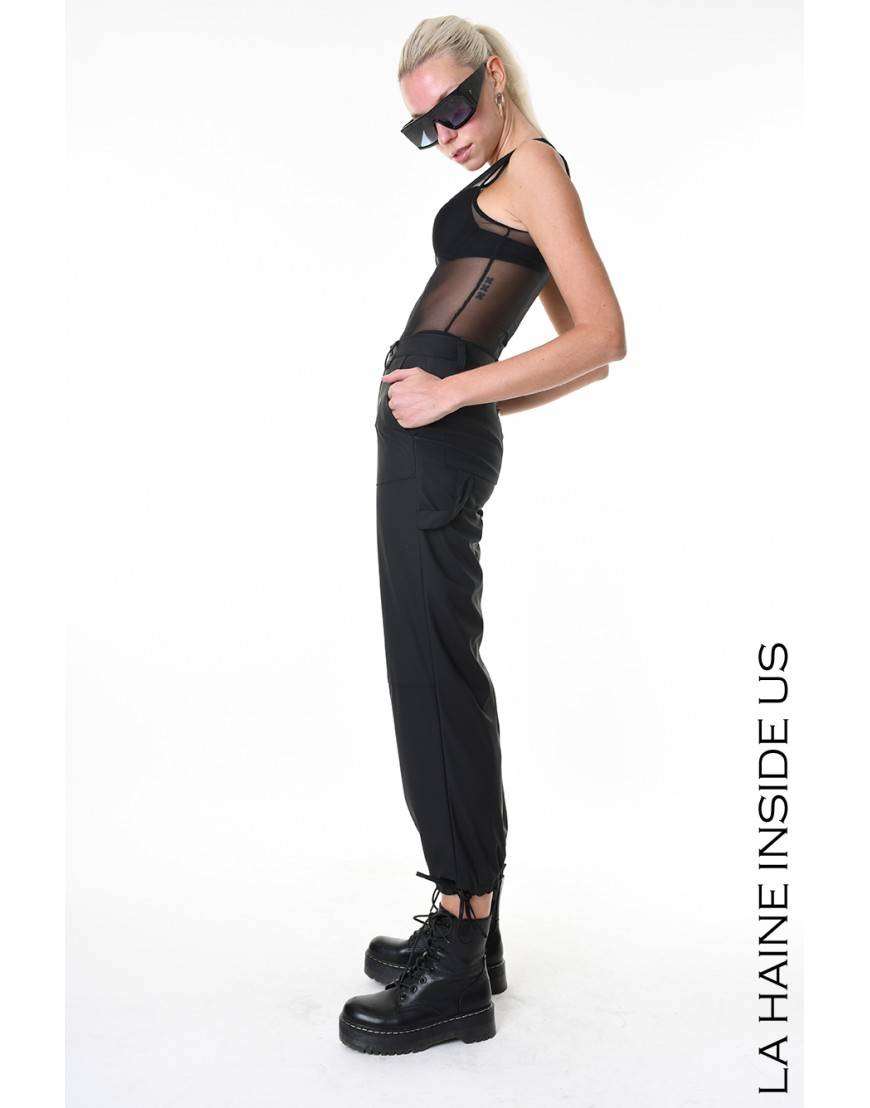 La haine inside us 4Z LW688 PANTALONE Nero Promozione