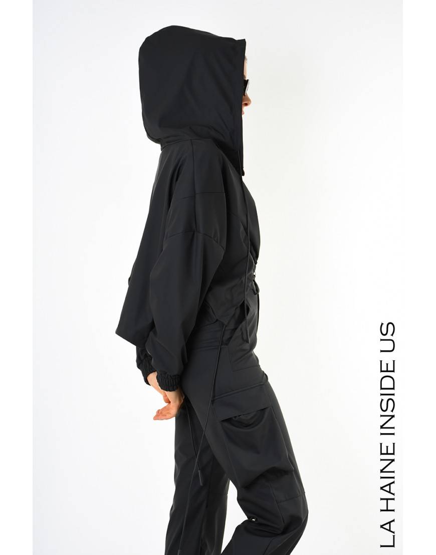 La haine inside us 4Z LW689 BOMBER Nero Spedizione Gratuita