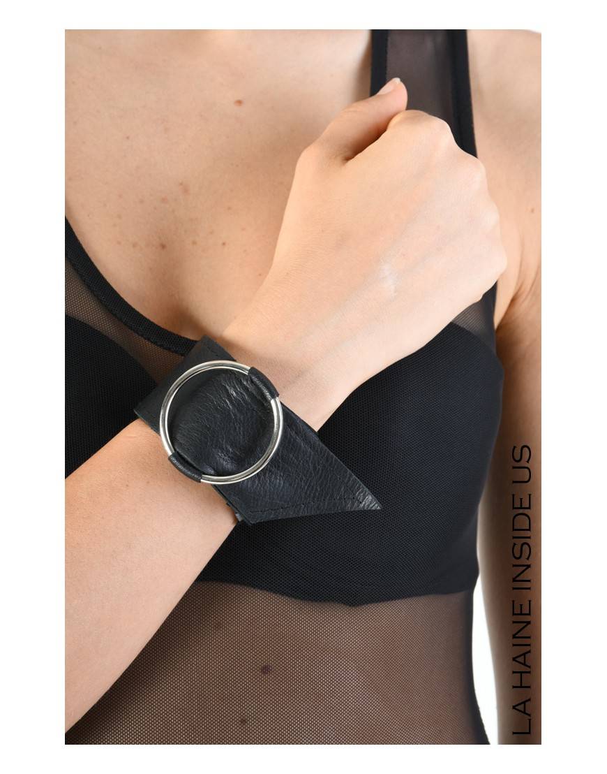 La haine inside us 8B LW769 COLIER / BRACCIALE Nero Pezzi Unici
