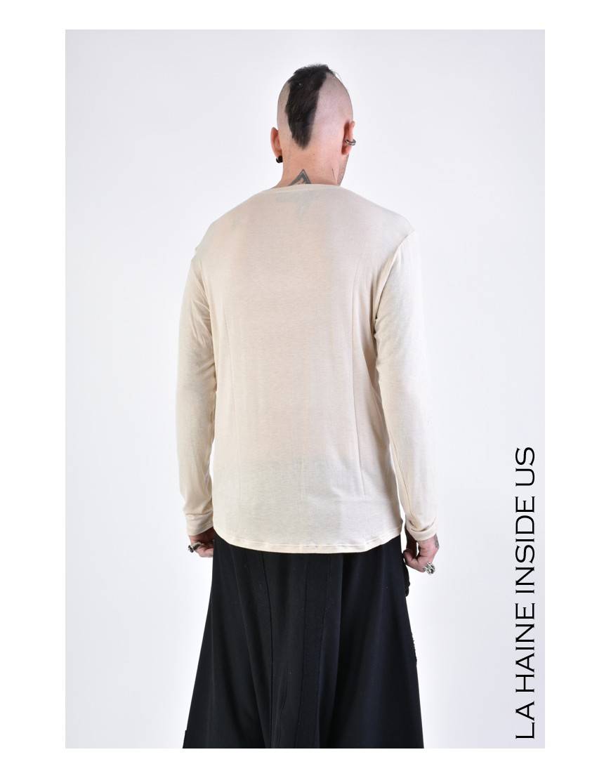 La haine inside us 3J LM165 MAGLIA Beige Negozi Online