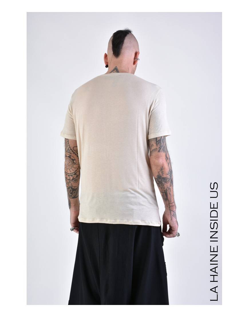 La haine inside us 3J LM167 T-SHIRT Beige Acquista Ora