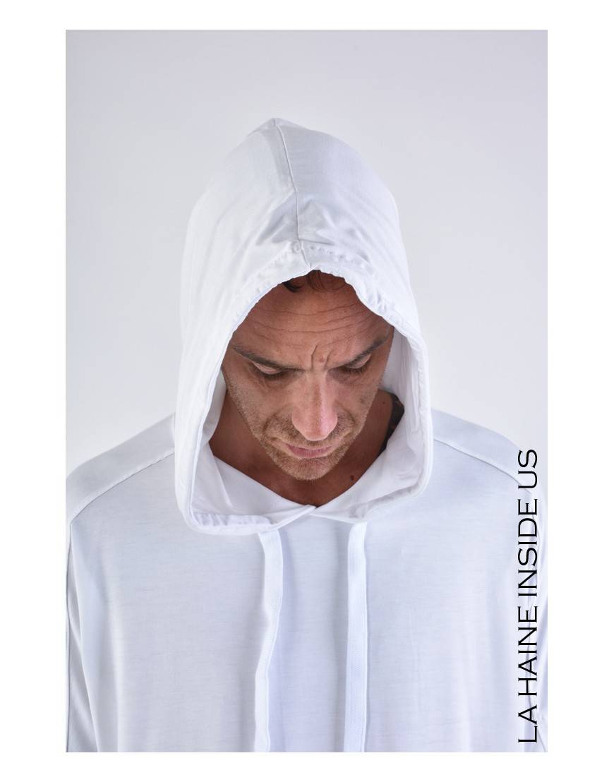 La haine inside us 3M LM158 MAGLIA Bianco In Saldo