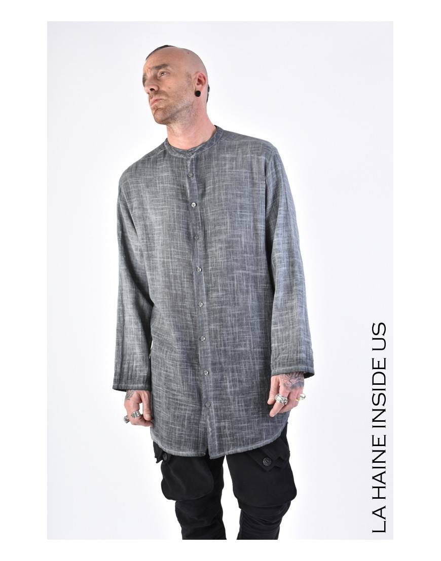 La haine inside us 3V LM112 CAMICIA Grigio Italia