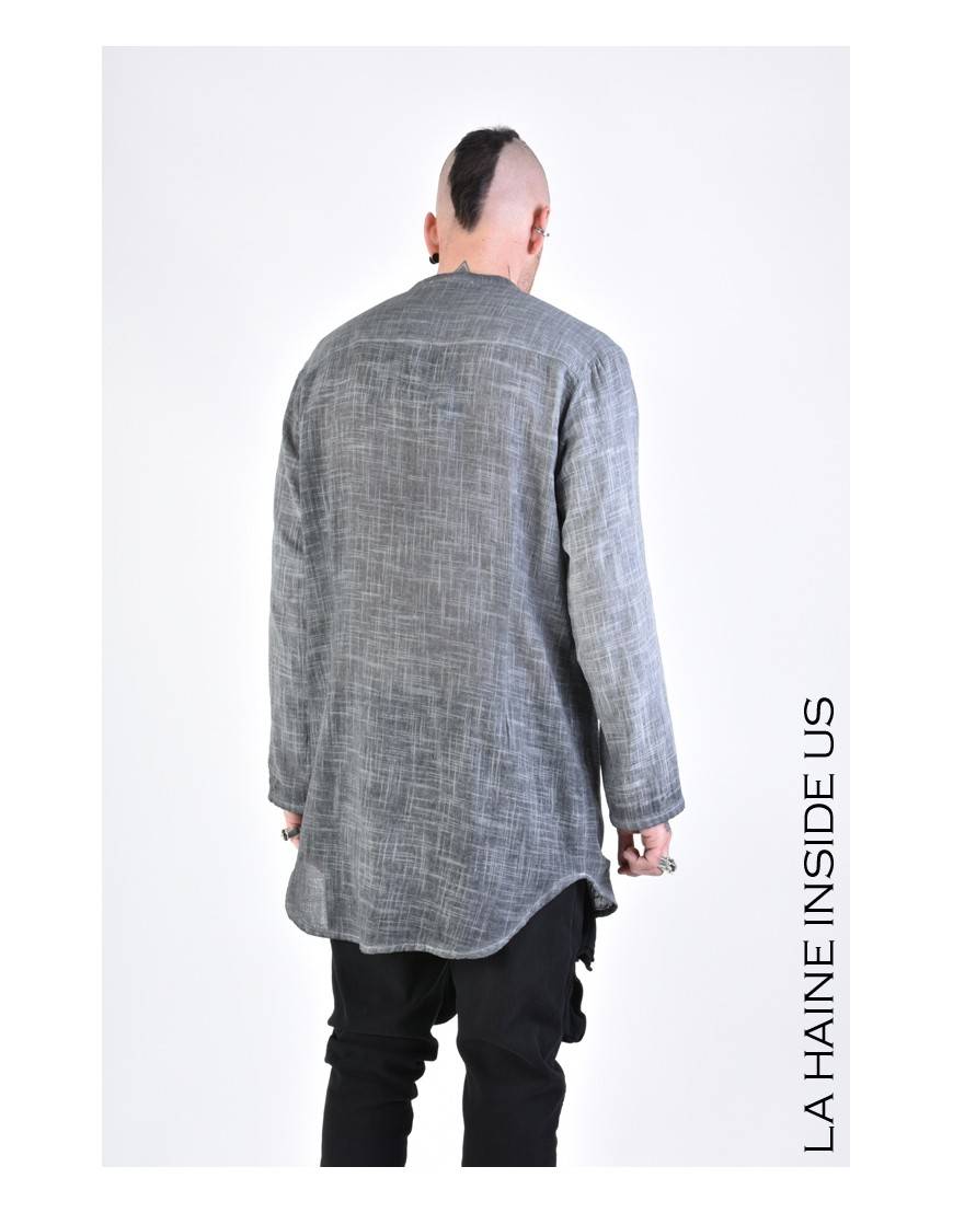 La haine inside us 3V LM112 CAMICIA Grigio Italia
