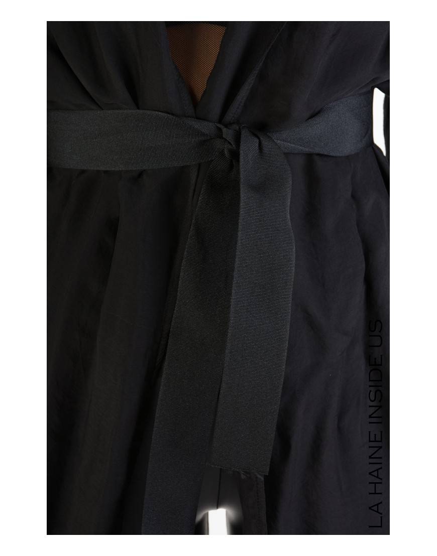 La haine inside us 4B LW581 CARDIGAN Nero Nuovo