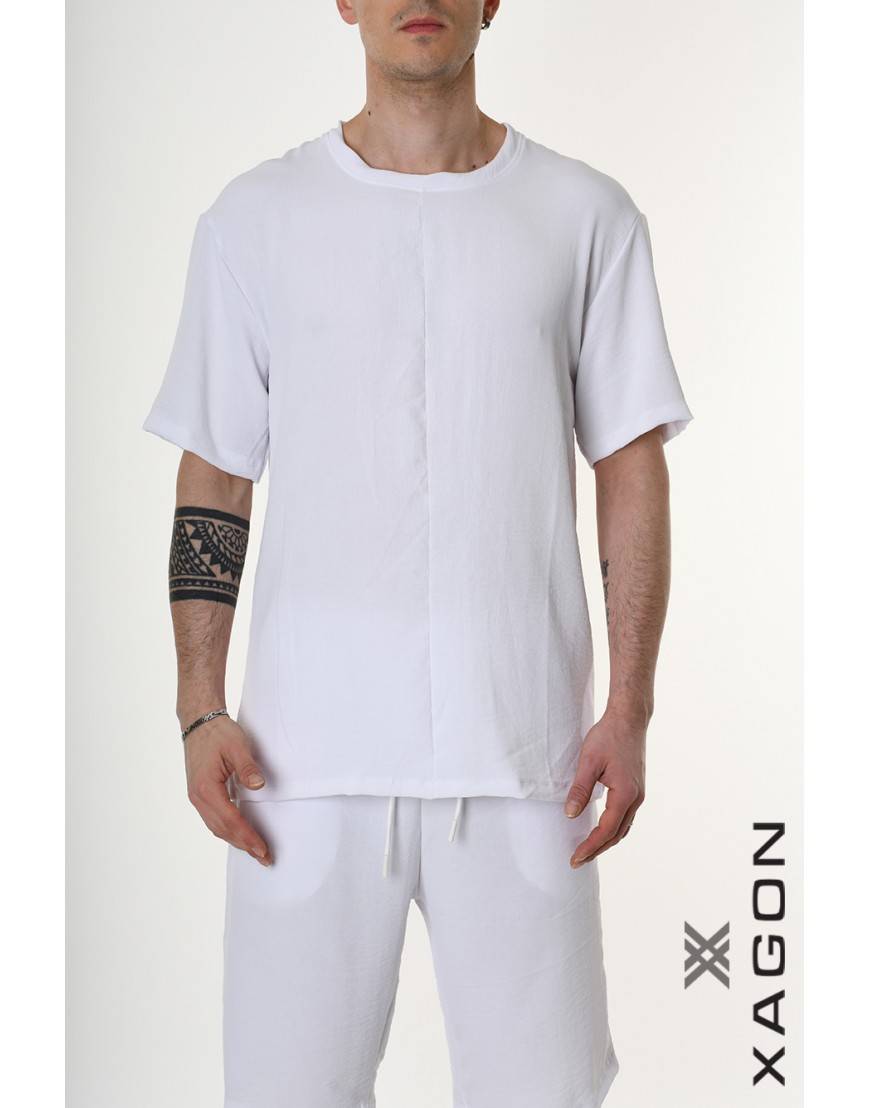 La haine inside us T-SHIRT MD0001 Bianco Vendita