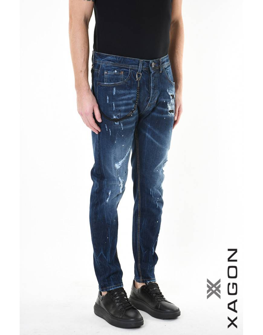 La haine inside us JEANS 2UMR242 Blu Affare Del Giorno
