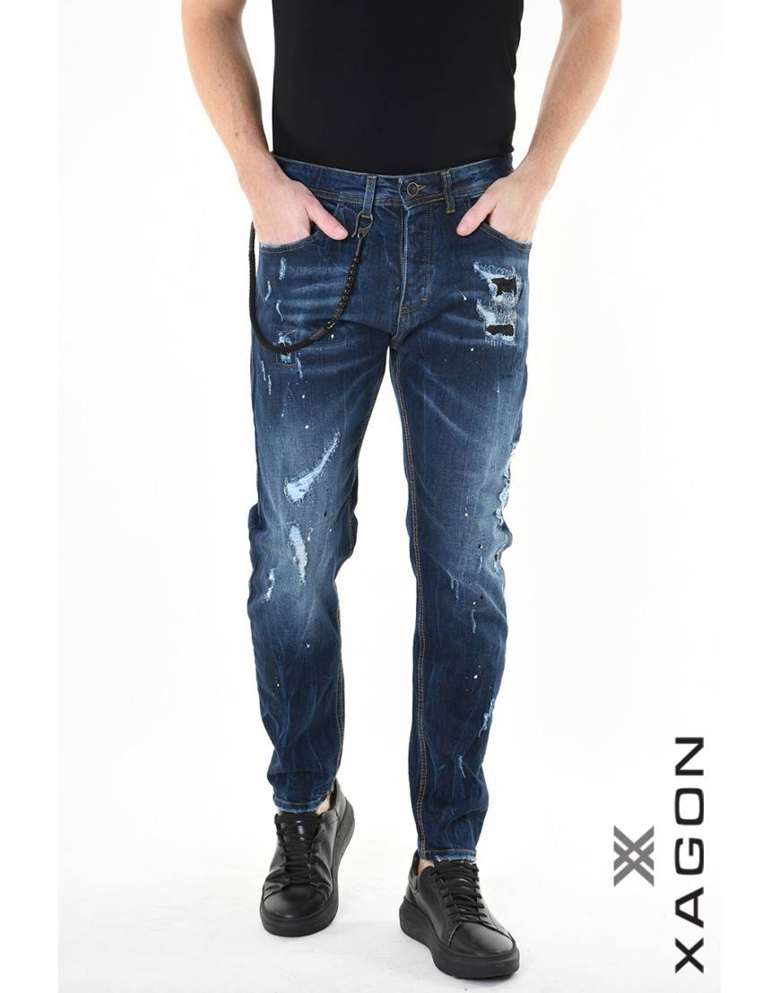 La haine inside us JEANS 2UMR242 Blu Affare Del Giorno