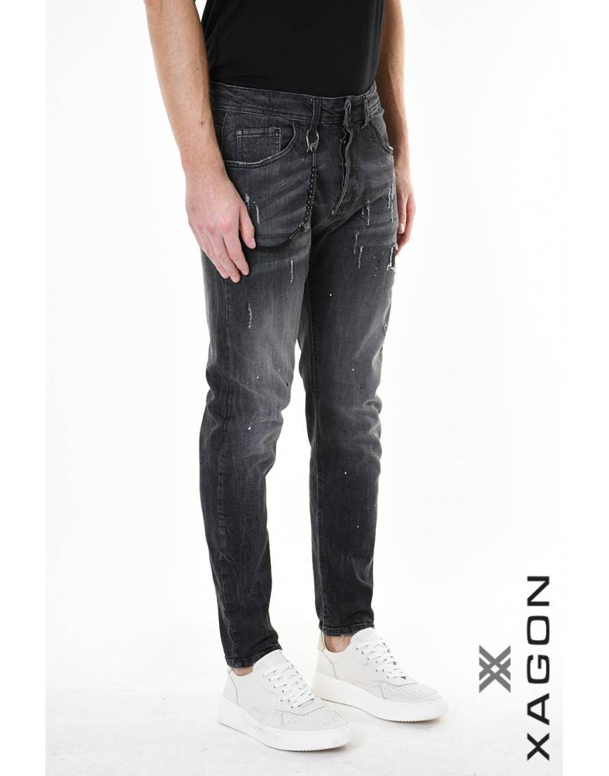 La haine inside us JEANS 2UMR244 Nero Prezzo Ridotto
