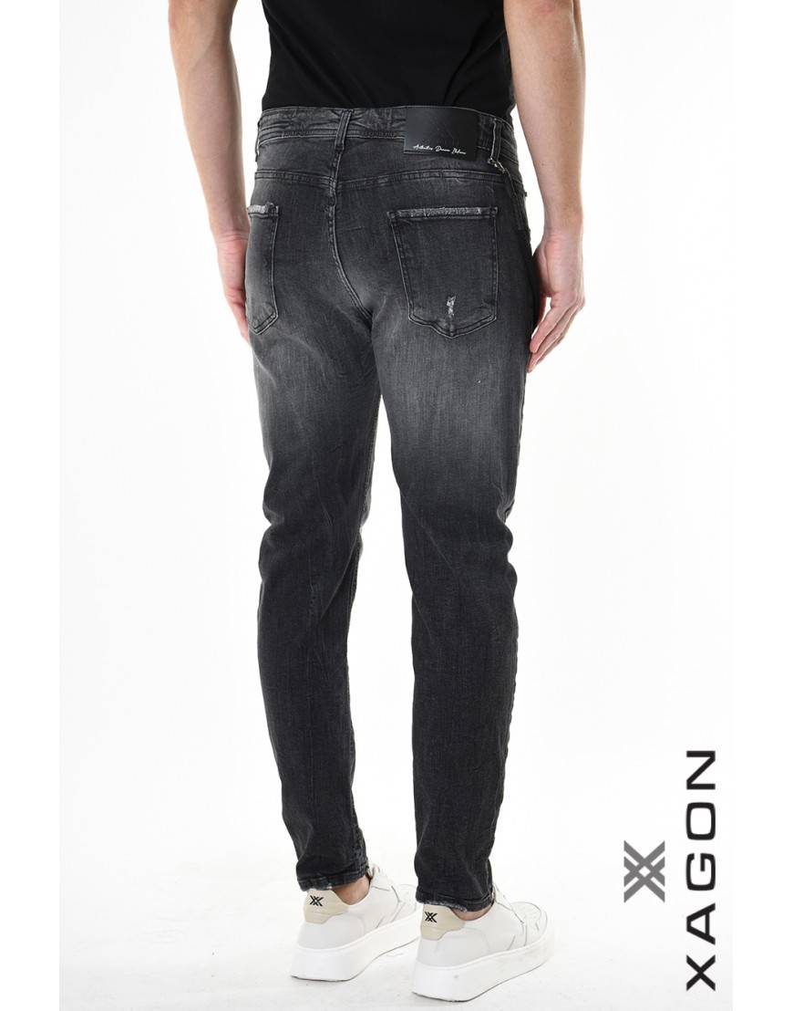 La haine inside us JEANS 2UMR244 Nero Prezzo Ridotto