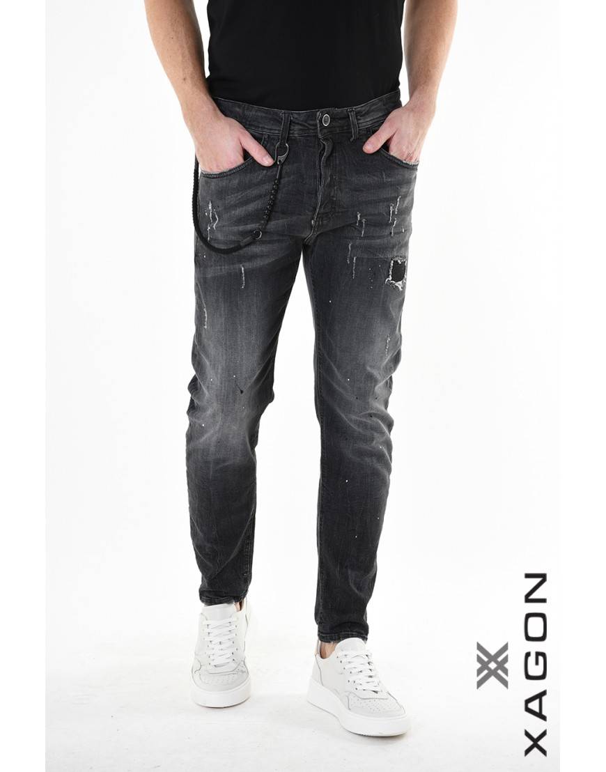 La haine inside us JEANS 2UMR244 Nero Prezzo Ridotto