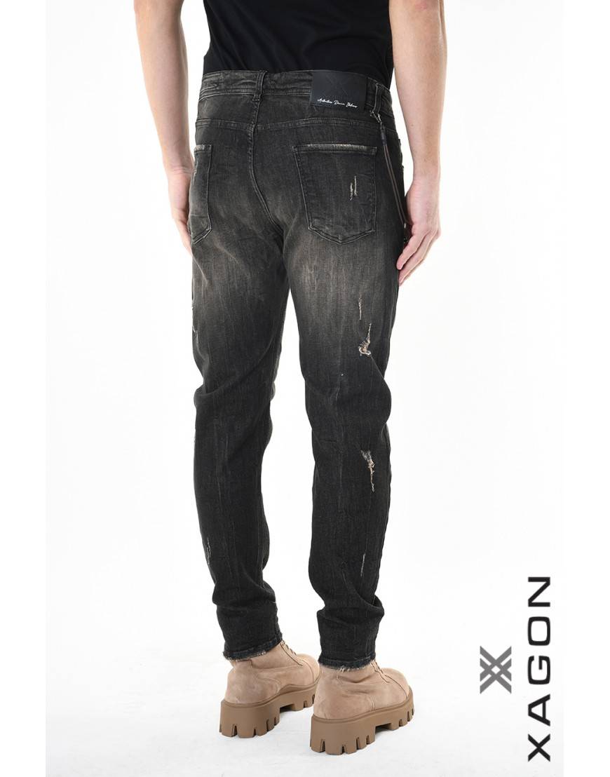 La haine inside us JEANS 2UMR245 Nero Sottocosto