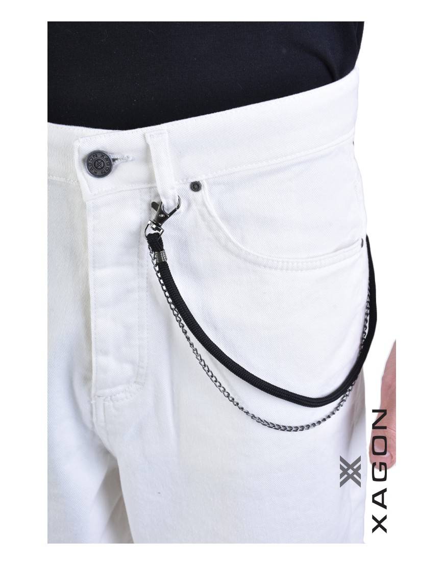 La haine inside us JEANS UMR169 Bianco Convenienza