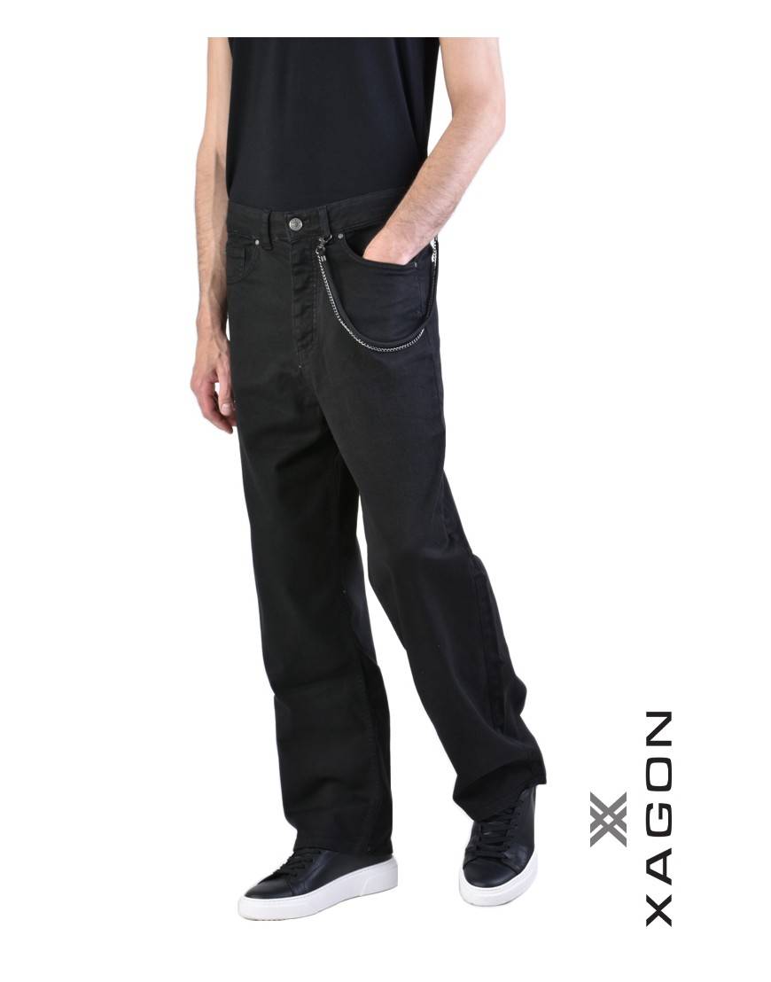La haine inside us JEANS UMR169 Nero Novità