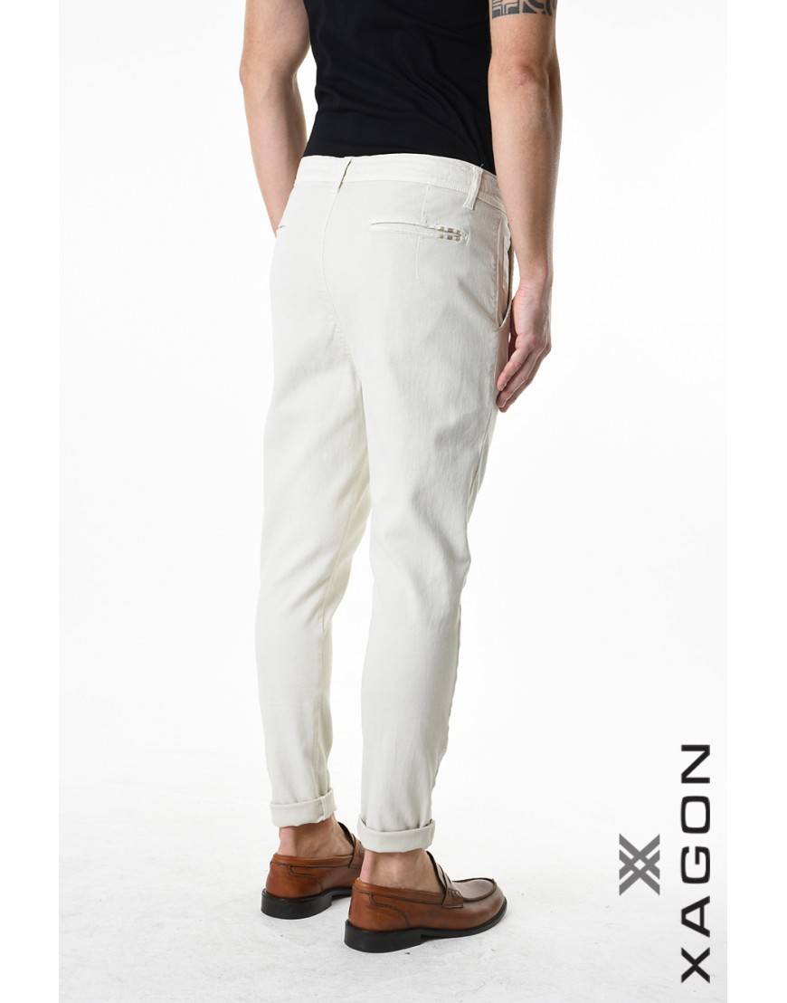 La haine inside us PANTALONE 1CR2011 Ecru Outlet