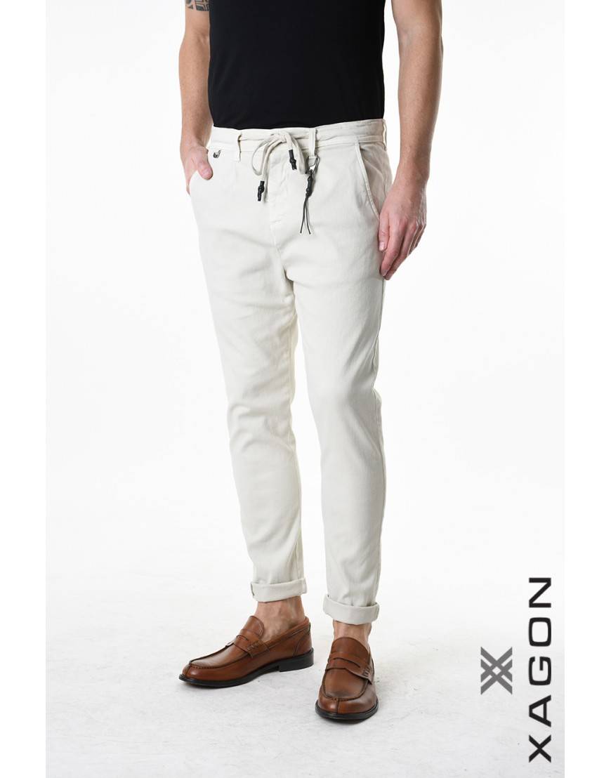 La haine inside us PANTALONE 1CR2011 Ecru Outlet