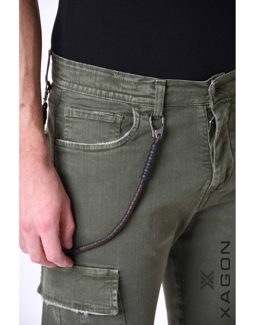 La haine inside us PANTALONE 2CR2012 Verde Negozi Online